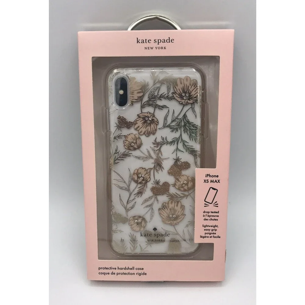 Kate Spade Phone Case Apple iPhone XS MAX Floral With Gems Brand New in Orig Pkg